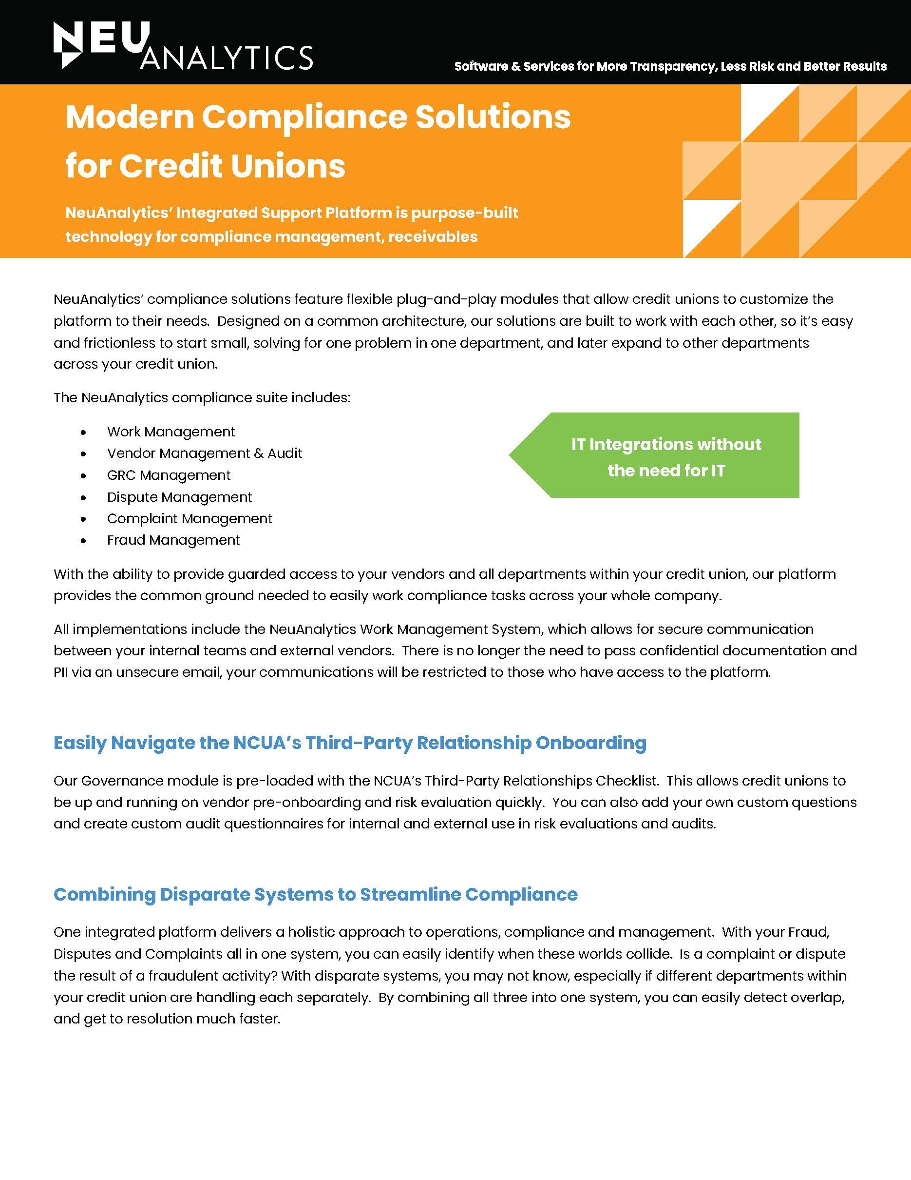 Modern Compliance Solutions for Credit Unions eBook Download